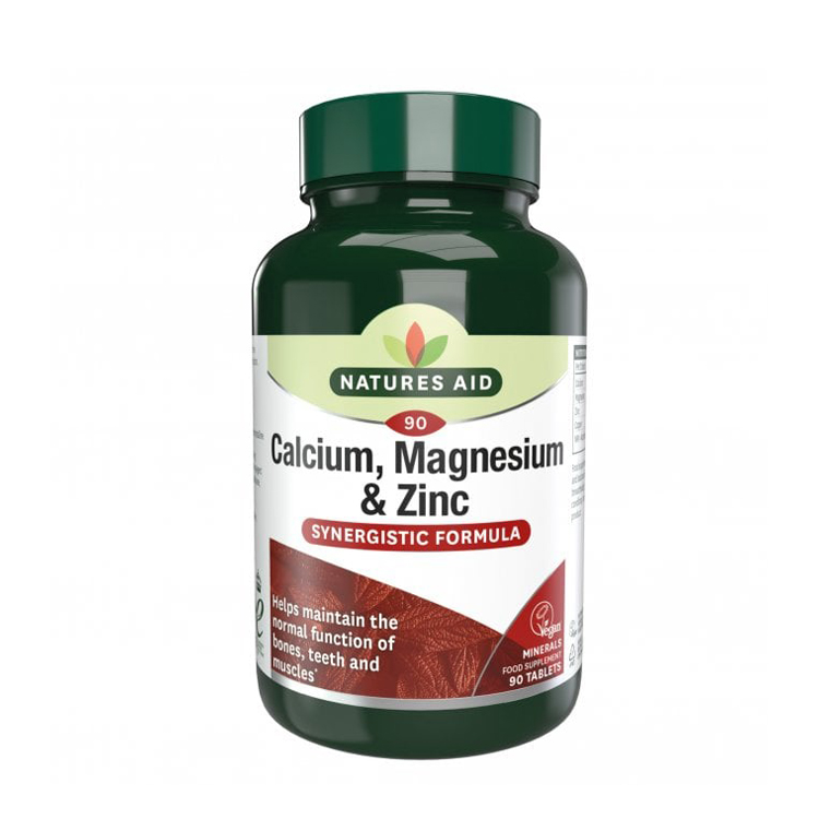 Natures Aid Calcium, Magnesium & Zinc 90 tabs